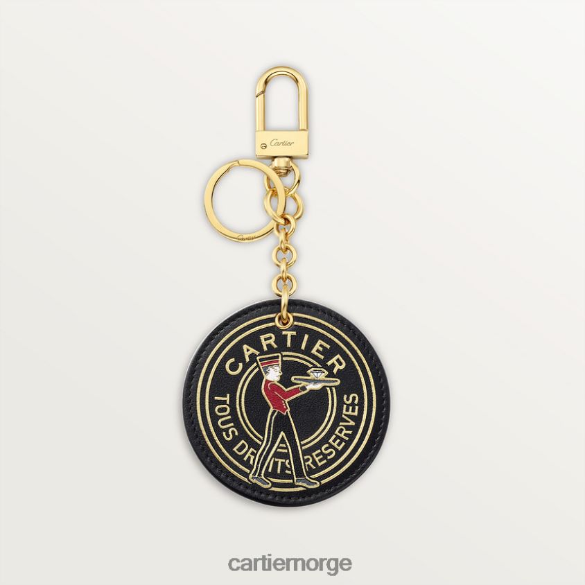 tilbehør Cartier diabolo medaljong nøkkelring stilig F4466N1251
