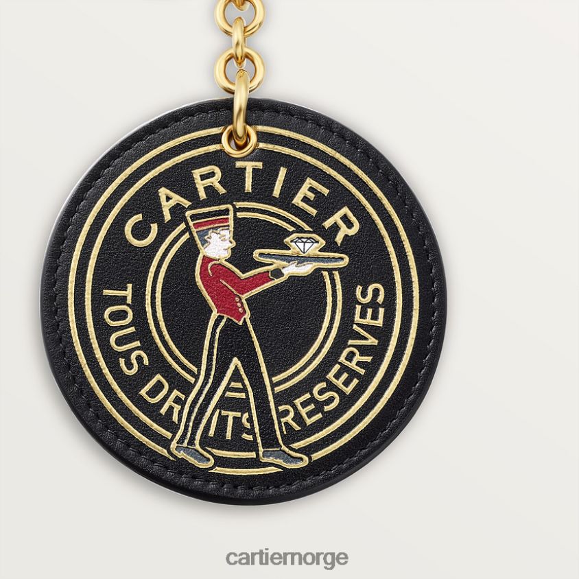 tilbehør Cartier diabolo medaljong nøkkelring stilig F4466N1251