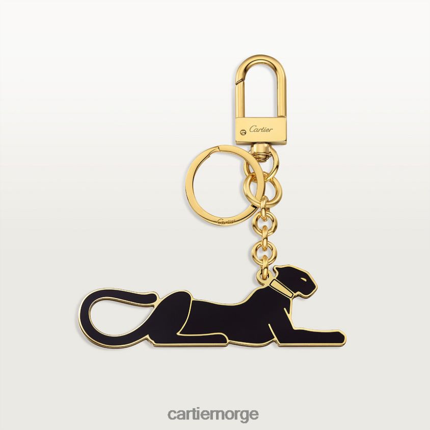 tilbehør Cartier diabolo panthere nøkkelring stilig F4466N1504