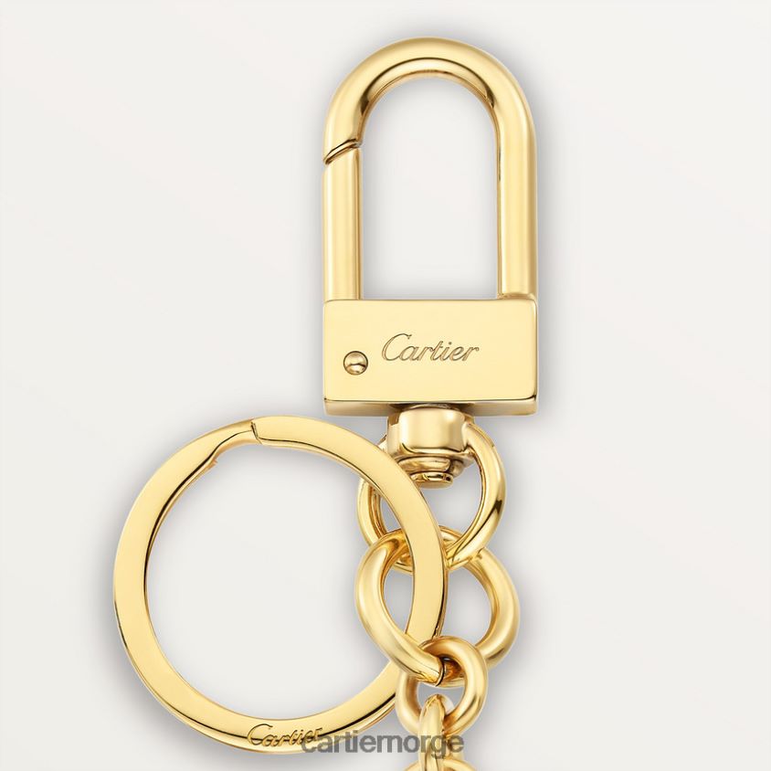 tilbehør Cartier diabolo små lærvarer, nøkkelring stilig F4466N1157