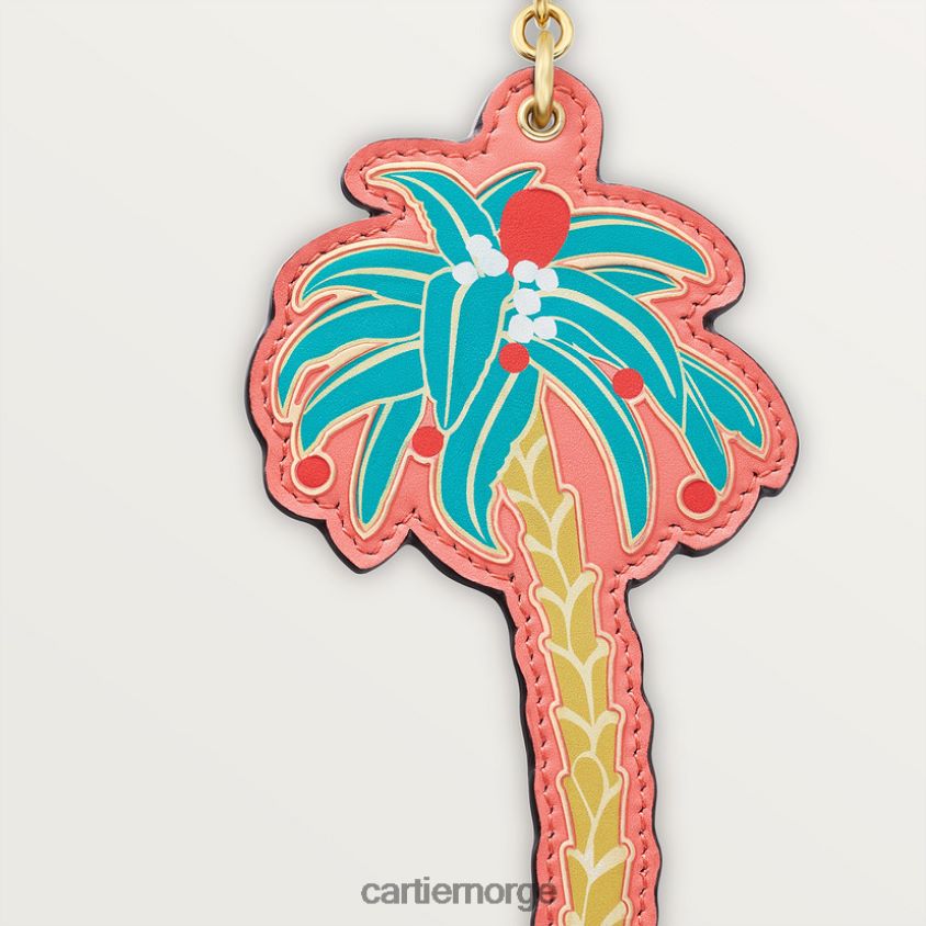 tilbehør Cartier diabolo små lærvarer, nøkkelring stilig F4466N1159