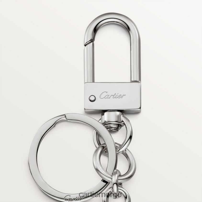 tilbehør Cartier dobbel c logo nøkkelring stilig F4466N1498