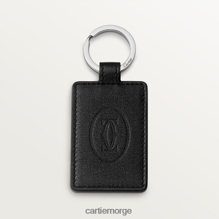 tilbehør Cartier må dobbeltsidig nøkkelring stilig F4466N1248