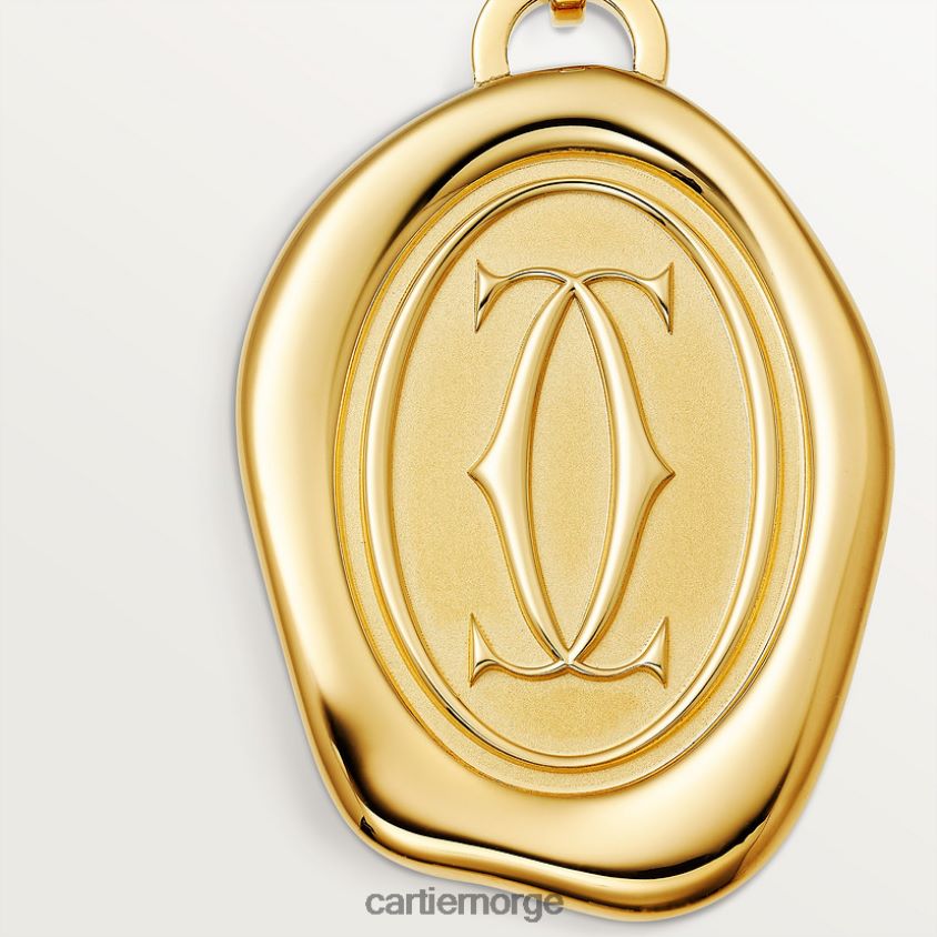 tilbehør Cartier nøkkelring logotipo dobbel c stilig F4466N1501