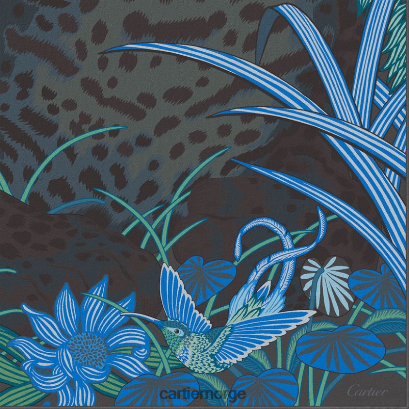 tilbehør Cartier Panther in the jungle motiv square 90 stilig F4466N1355