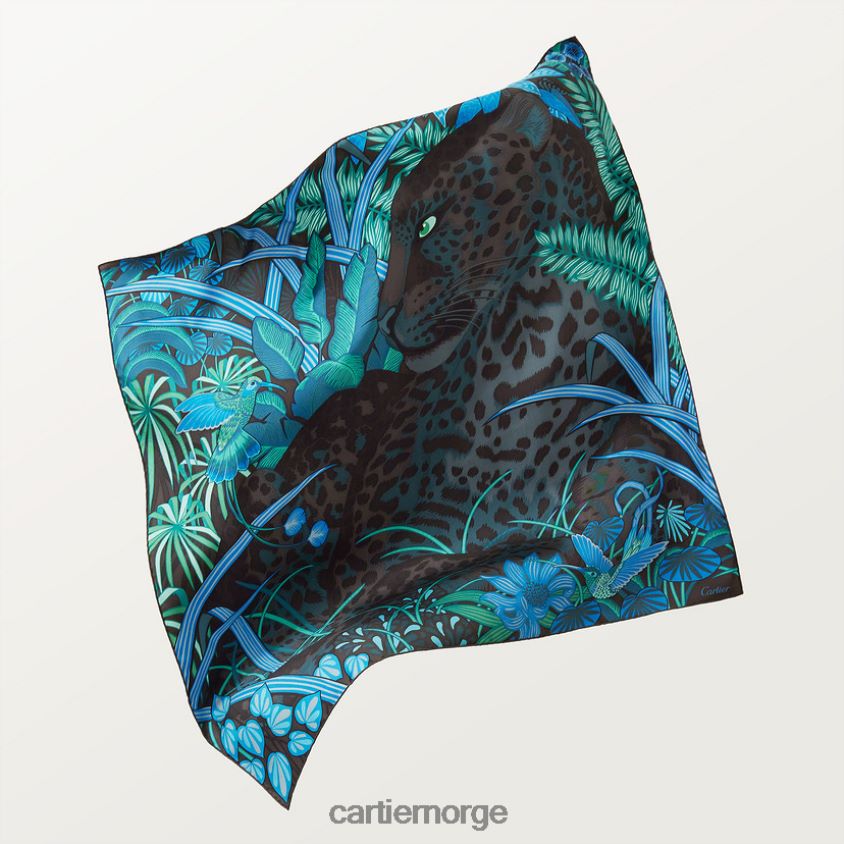 tilbehør Cartier Panther in the jungle motiv square 90 stilig F4466N1355