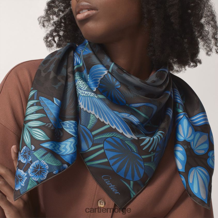 tilbehør Cartier Panther in the jungle motiv square 90 stilig F4466N1355