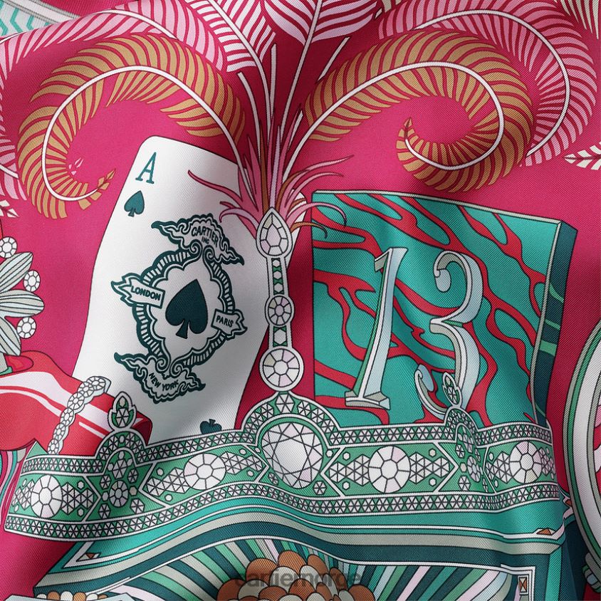 tilbehør Cartier arkivmotiv kvadrat 90 stilig F4466N1326