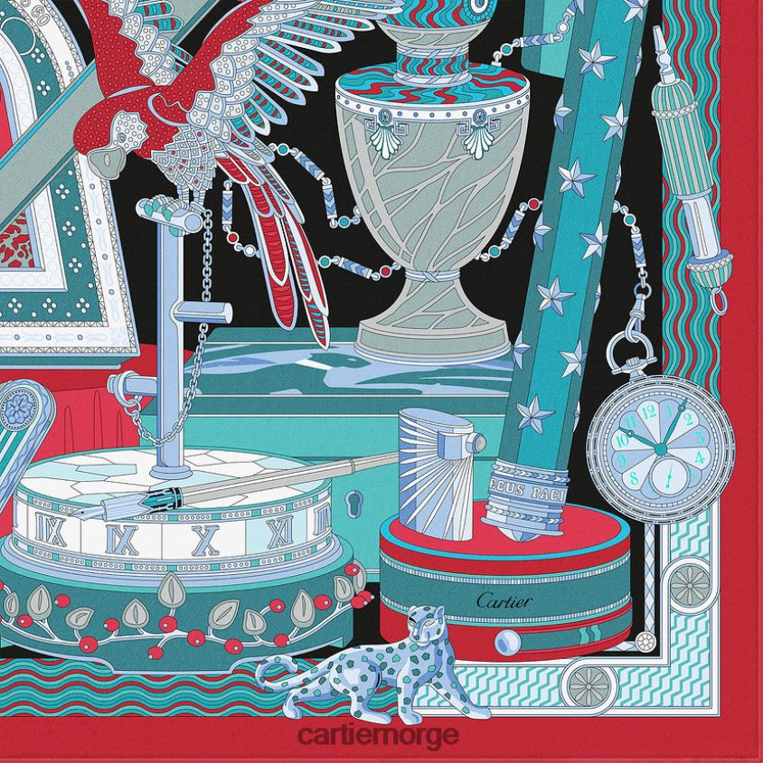 tilbehør Cartier arkivmotiv kvadrat 90 stilig F4466N1334