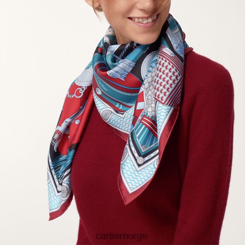 tilbehør Cartier arkivmotiv kvadrat 90 stilig F4466N1334