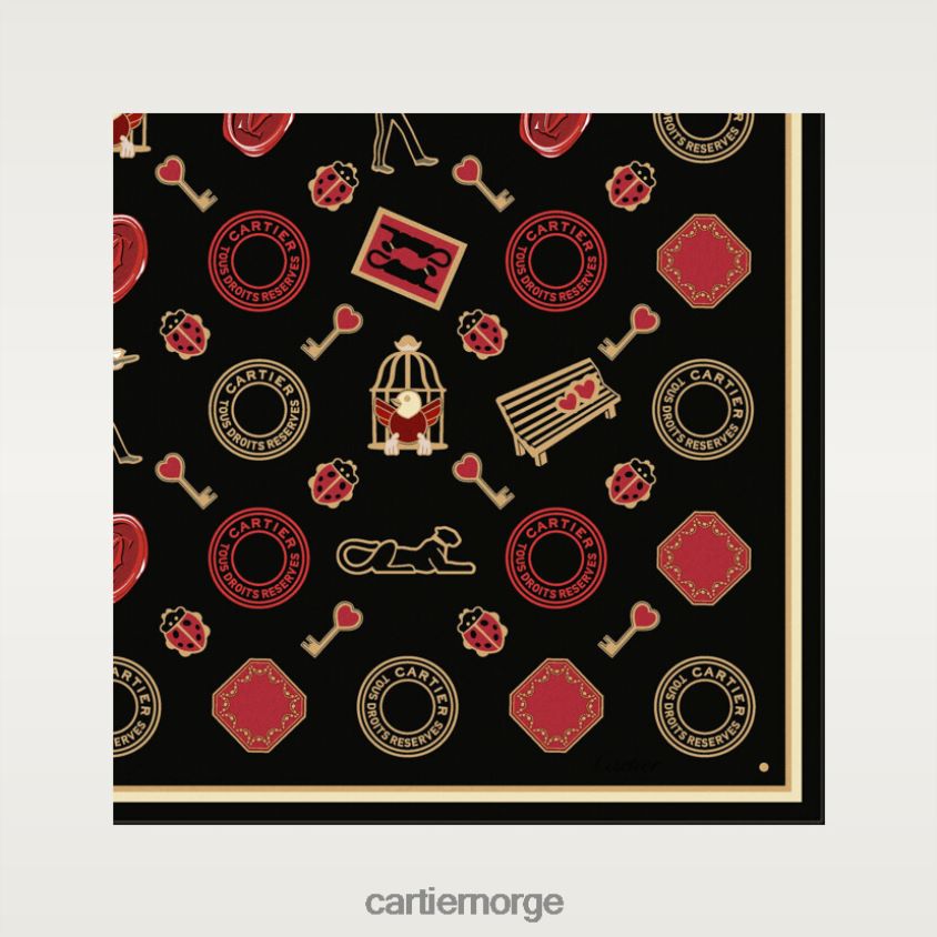 tilbehør Cartier diabolo kvadrat stilig F4466N1308