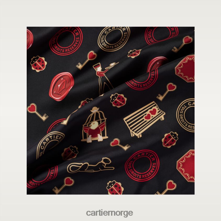 tilbehør Cartier diabolo kvadrat stilig F4466N1308