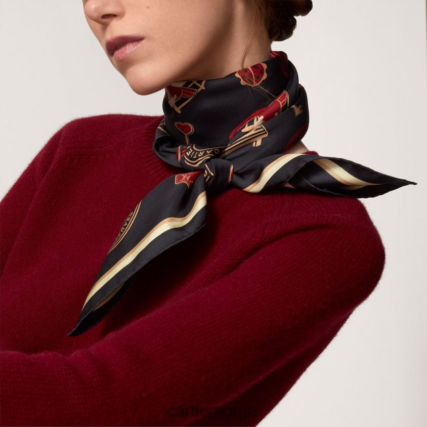 tilbehør Cartier diabolo kvadrat stilig F4466N1308