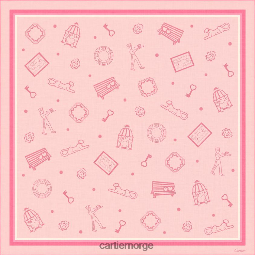 tilbehør Cartier diabolo sjal stilig F4466N1354