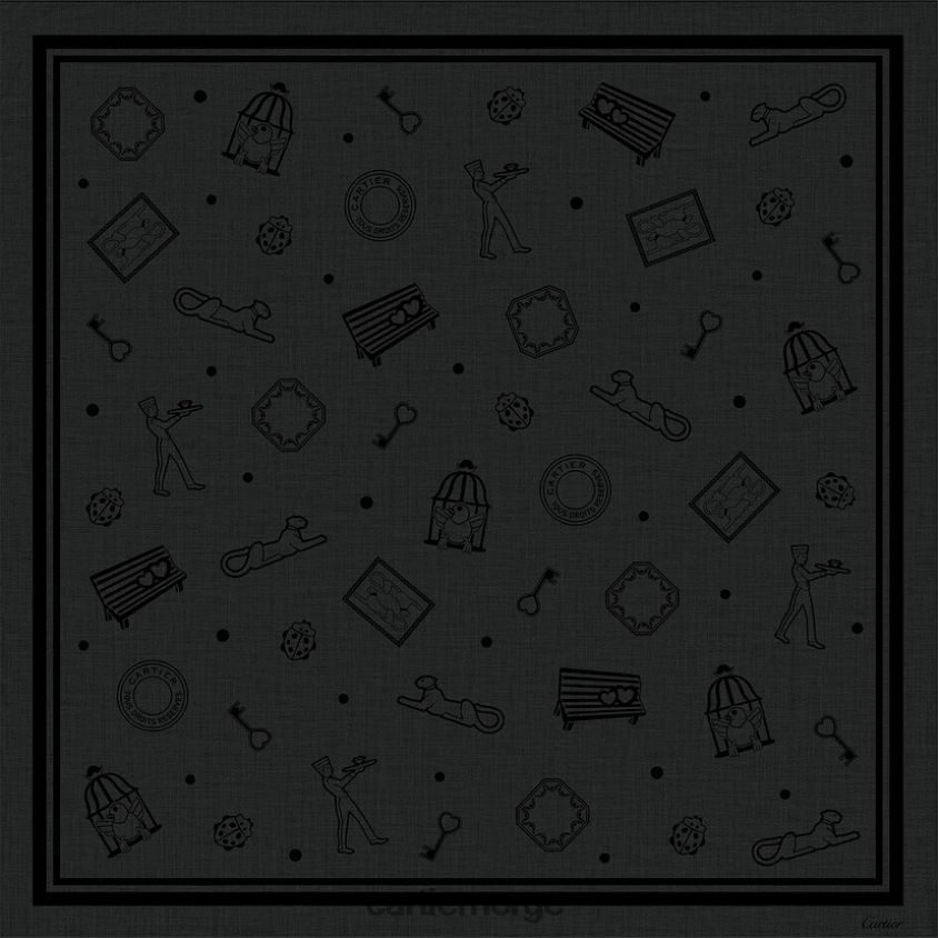 tilbehør Cartier diabolo sjal stilig F4466N1358