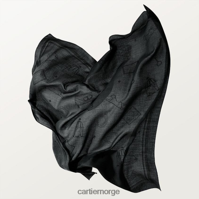 tilbehør Cartier diabolo sjal stilig F4466N1358