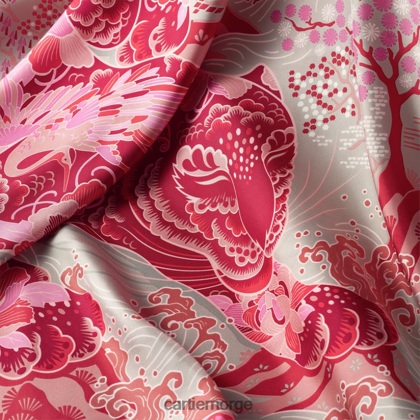 tilbehør Cartier kvadrat med pantertrykk stilig F4466N1310