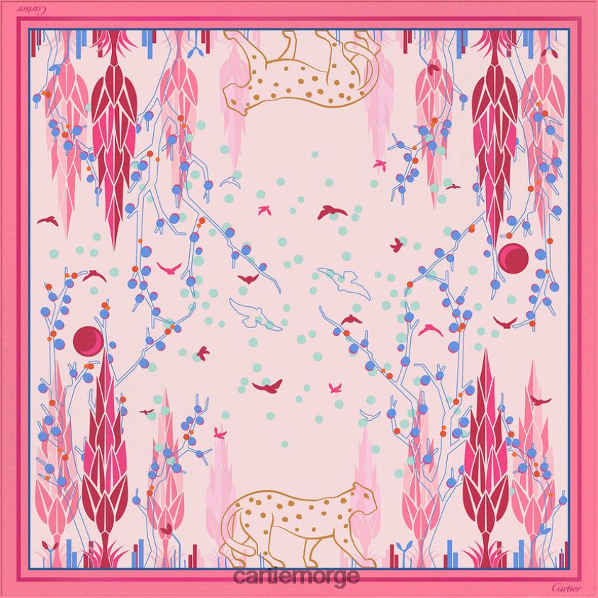 tilbehør Cartier panter hagemotiv kvadrat 90 stilig F4466N1332