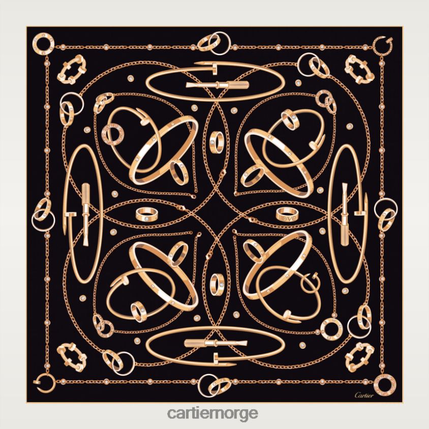 tilbehør Cartier skjerf stilig F4466N1306