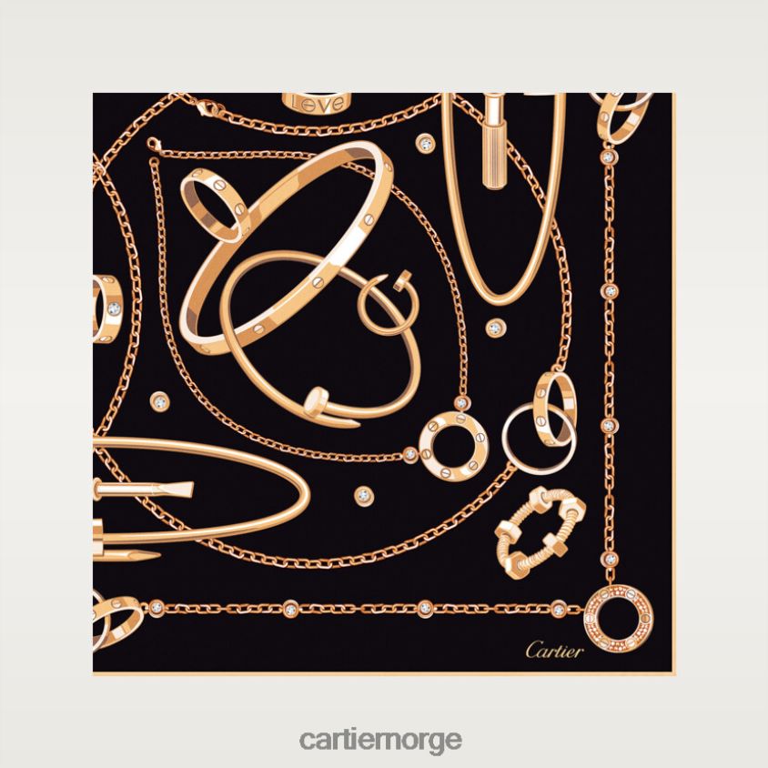 tilbehør Cartier skjerf stilig F4466N1306