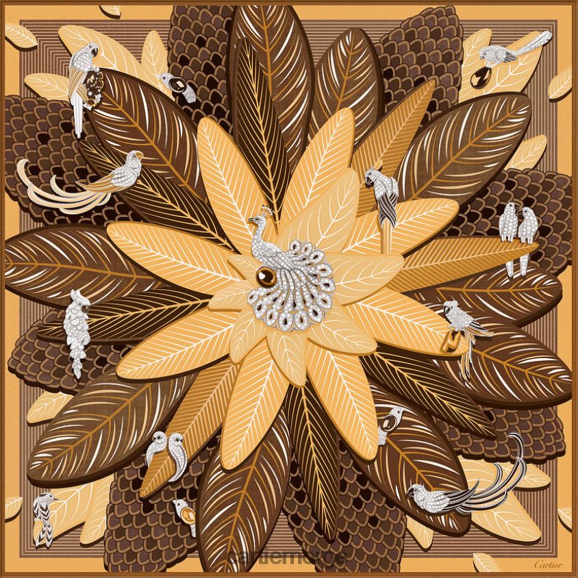 tilbehør Cartier skjerf stilig F4466N1350