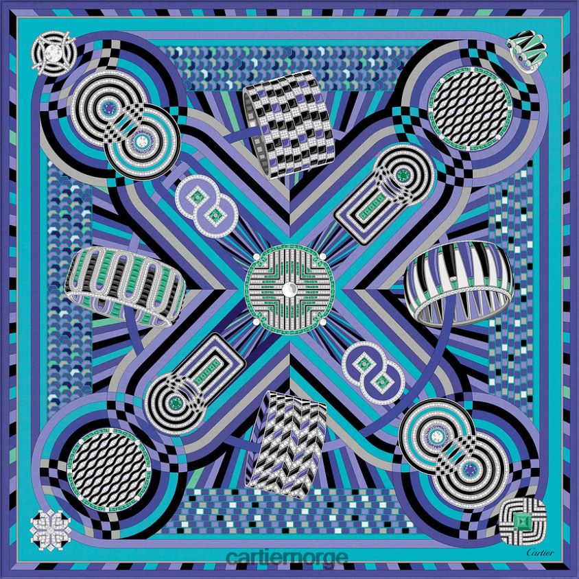 tilbehør Cartier vibrasjoner firkantet stilig F4466N1316