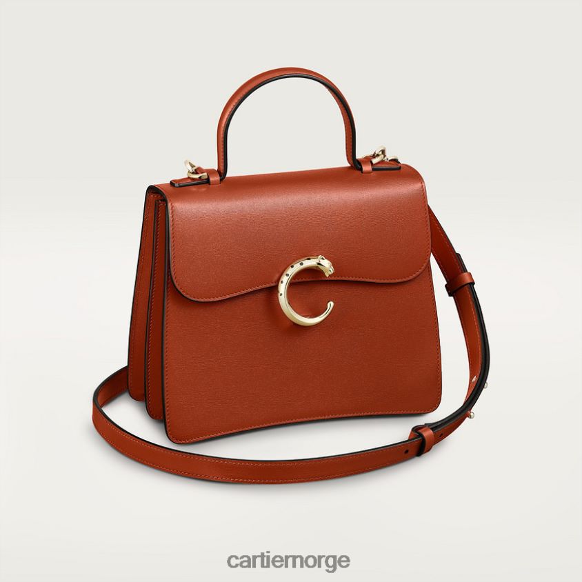 tilbehør Cartier panterveske, topphåndtaksveske stilig F4466N1059