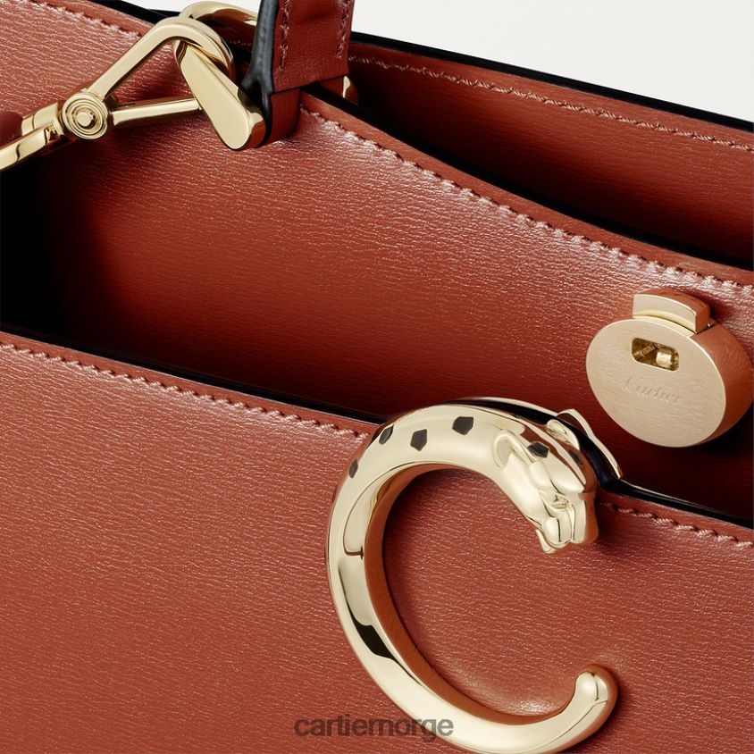 tilbehør Cartier panterveske, topphåndtaksveske stilig F4466N1060