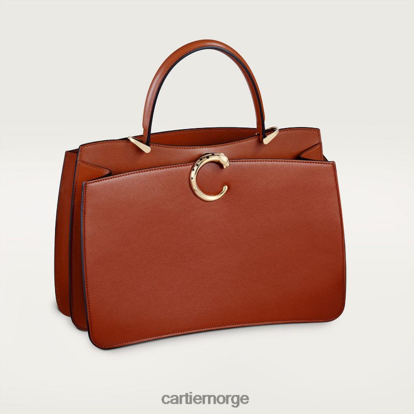 tilbehør Cartier panterveske, topphåndtaksveske stilig F4466N1060