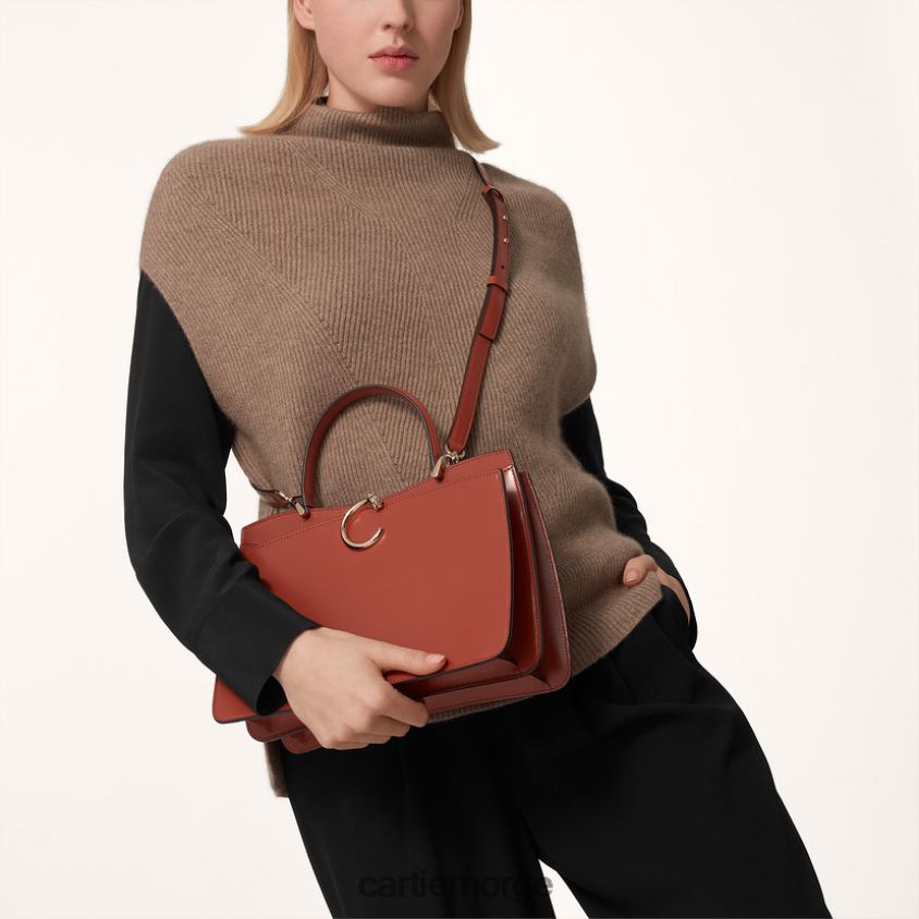 tilbehør Cartier panterveske, topphåndtaksveske stilig F4466N1060