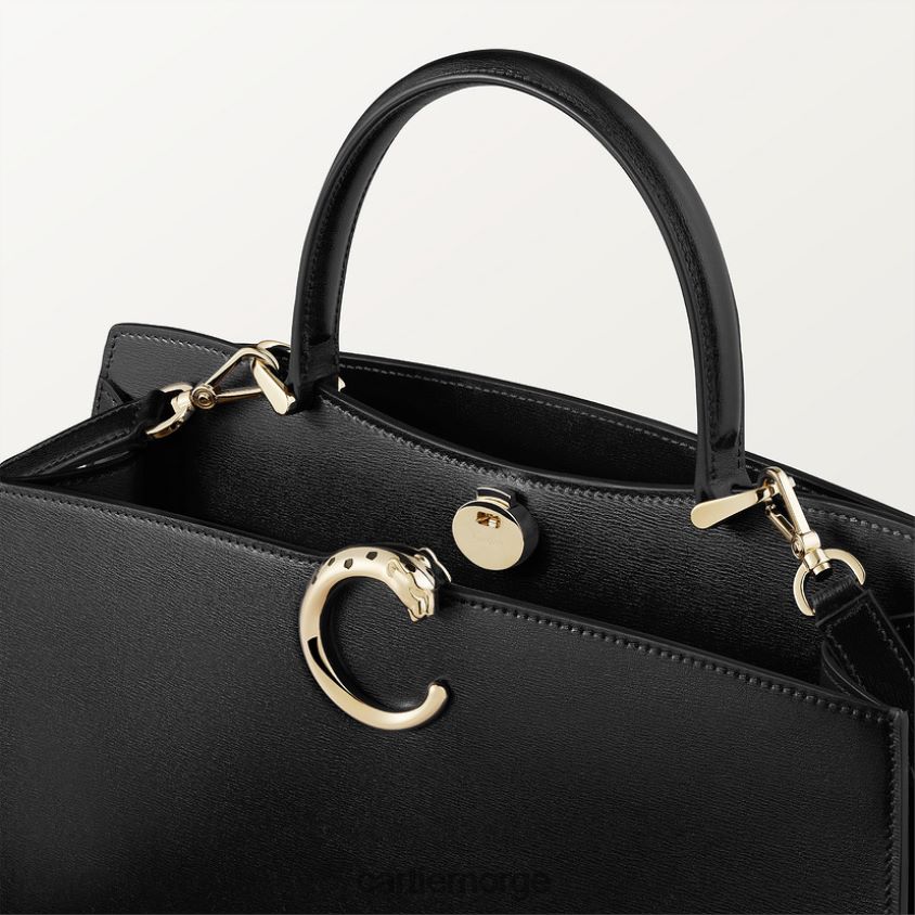 tilbehør Cartier panterveske, topphåndtaksveske stilig F4466N1077
