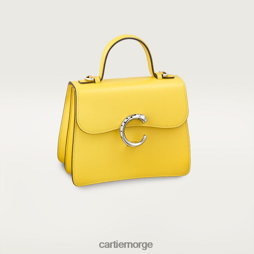 tilbehør Cartier panterveske, topphåndtaksveske stilig F4466N1114