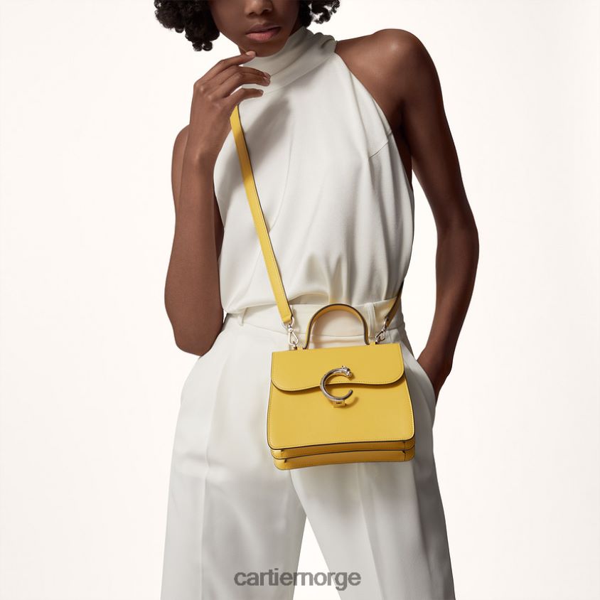 tilbehør Cartier panterveske, topphåndtaksveske stilig F4466N1114