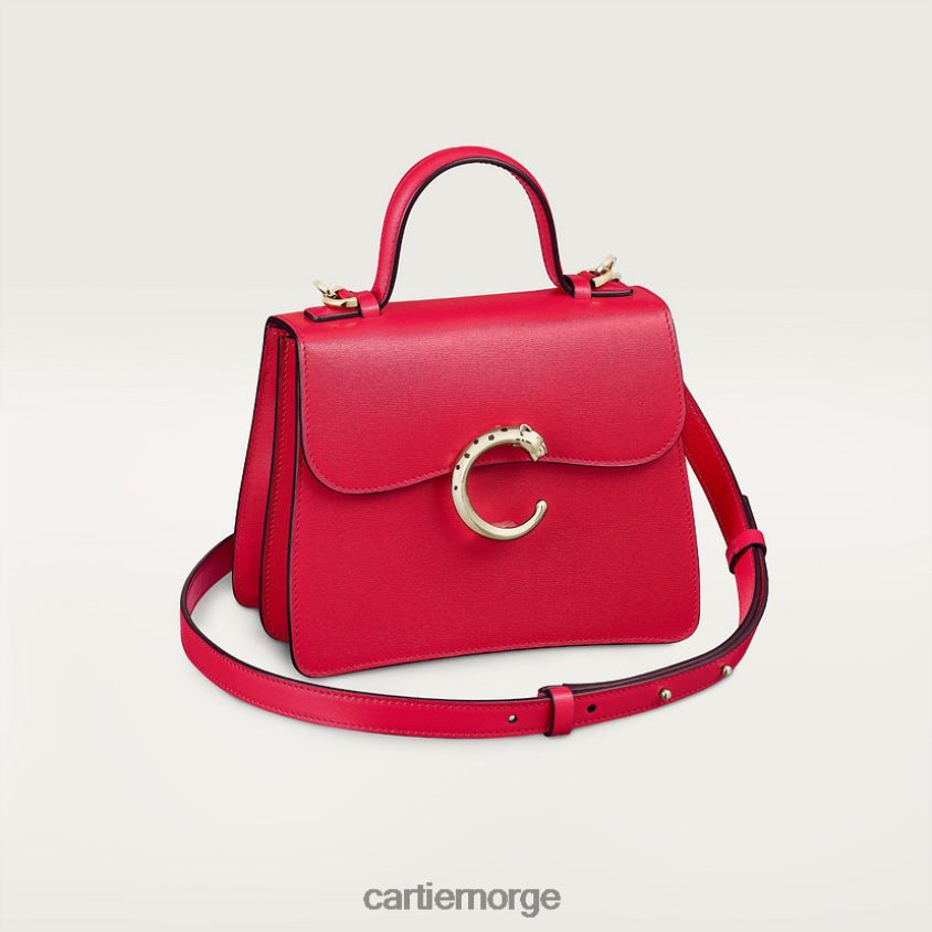 tilbehør Cartier panterveske, topphåndtaksveske stilig F4466N1274