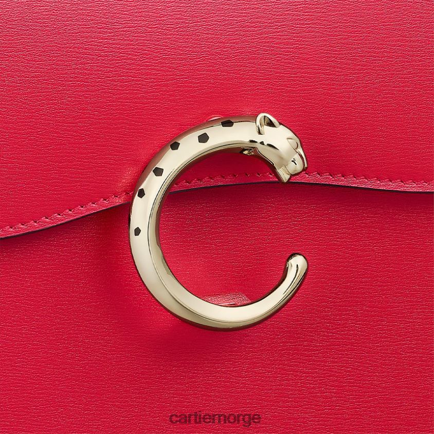 tilbehør Cartier panterveske, topphåndtaksveske stilig F4466N1274