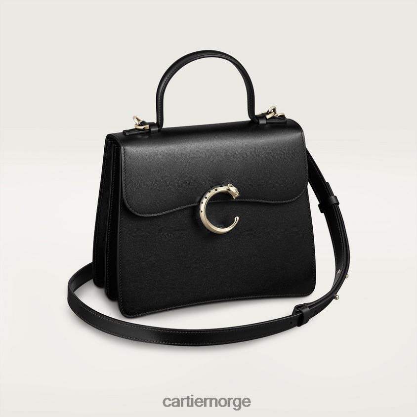 tilbehør Cartier topphåndtak bag liten modell, panter stilig F4466N1111