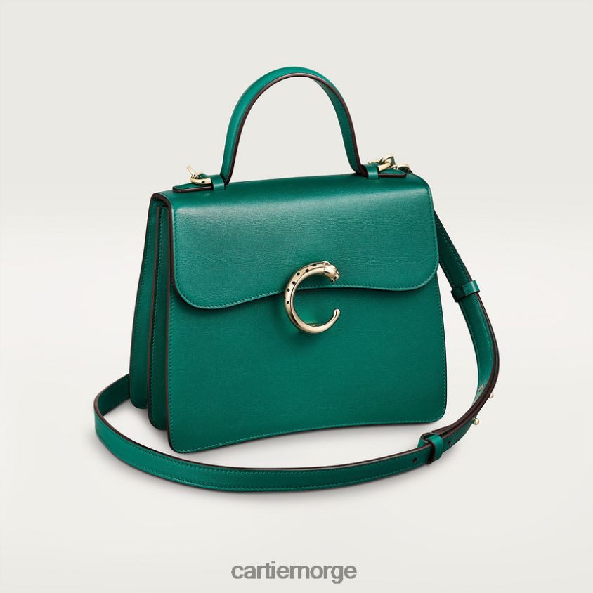 tilbehør Cartier topphåndtak bag liten modell, panter stilig F4466N1129