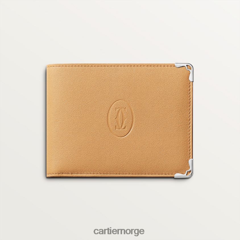 tilbehør Cartier 6-kredittkort lommebok, må stilig F4466N1207