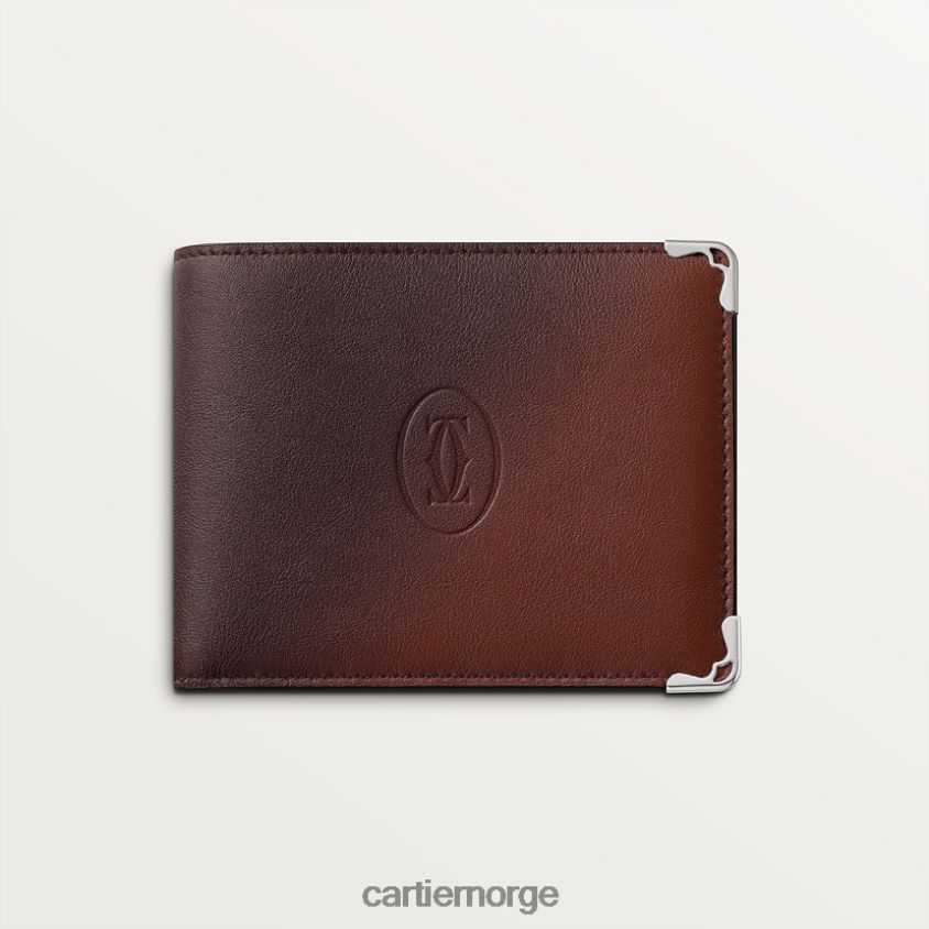tilbehør Cartier 6-kredittkort lommebok, må stilig F4466N1217