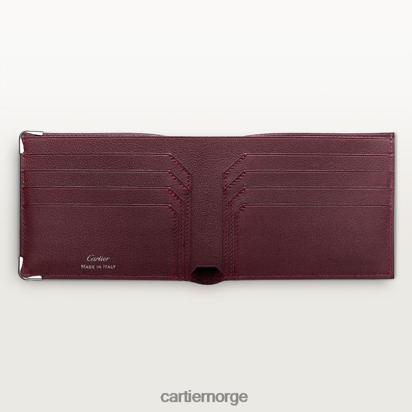 tilbehør Cartier 8-kredittkort lommebok, må stilig F4466N1092