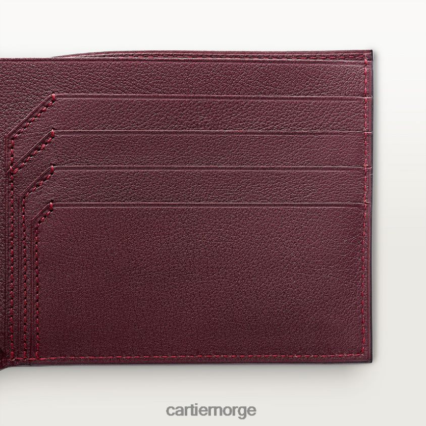 tilbehør Cartier 8-kredittkort lommebok, må stilig F4466N1092
