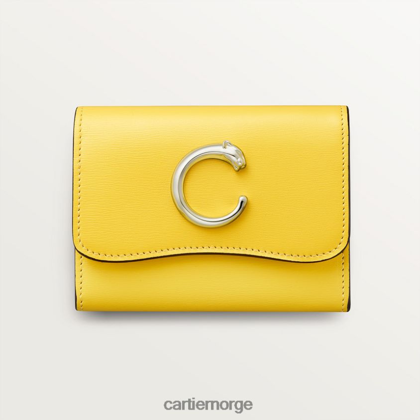 tilbehør Cartier Panthere kompakt lommebok stilig F4466N1108