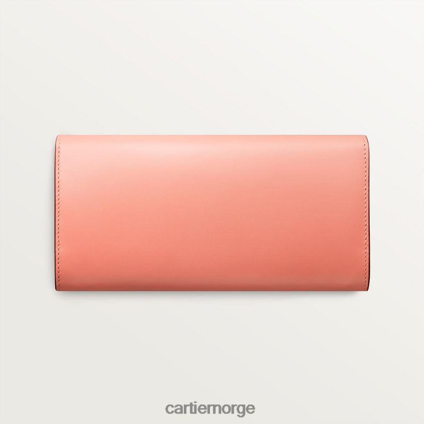 tilbehør Cartier dobbel c små lærvarer, lommebok stilig F4466N1226