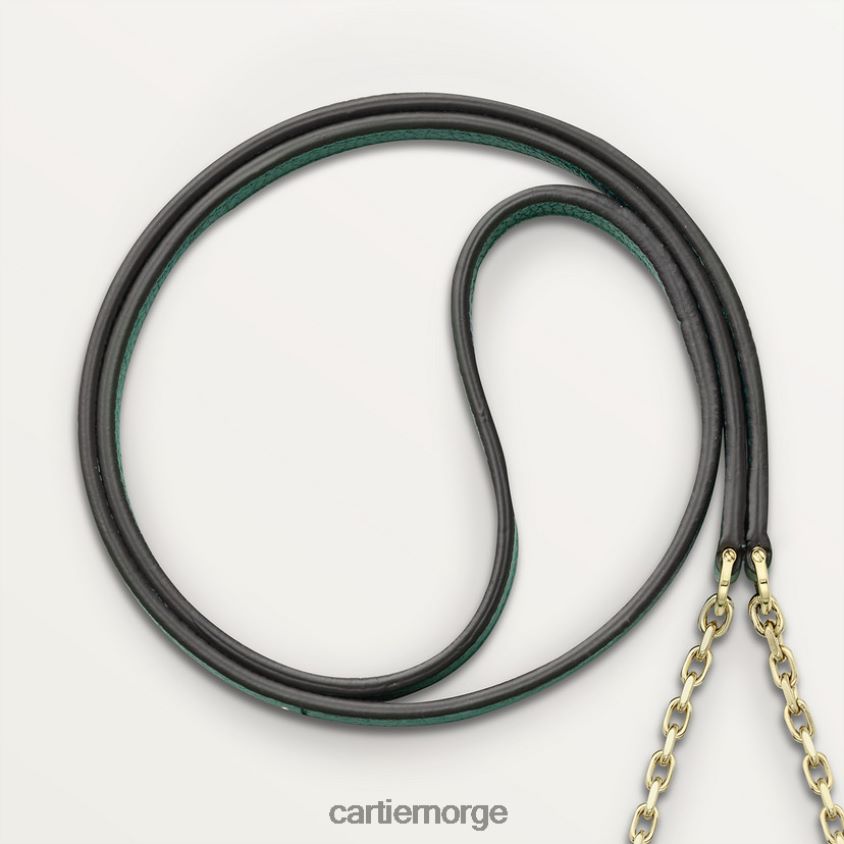 tilbehør Cartier mini kjede lommebok, panter stilig F4466N1067