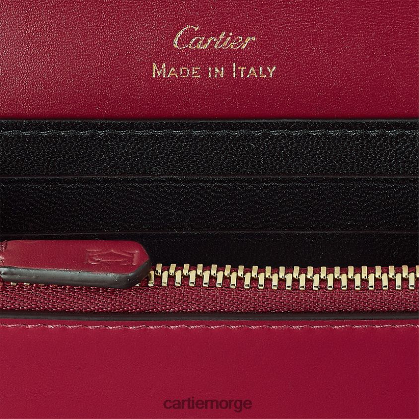 tilbehør Cartier mini lommebok, dobbel c stilig F4466N1240
