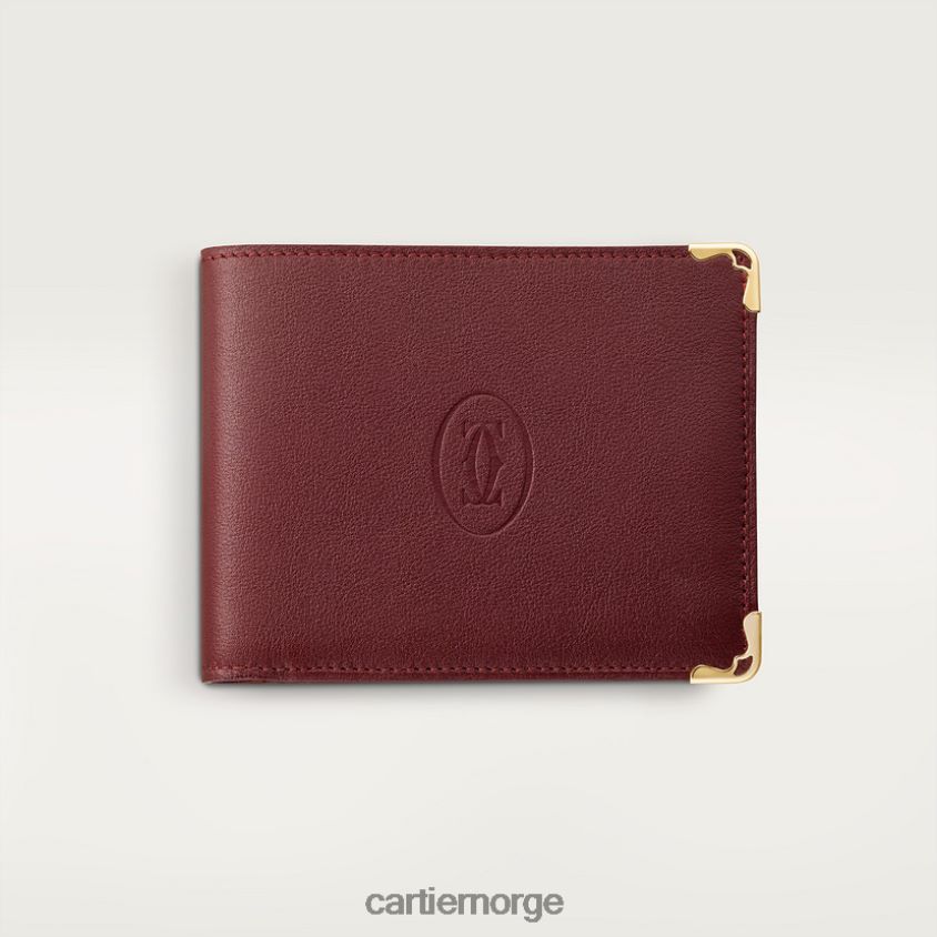 tilbehør Cartier mynt/seddel/kredittkort lommebok, må stilig F4466N1178