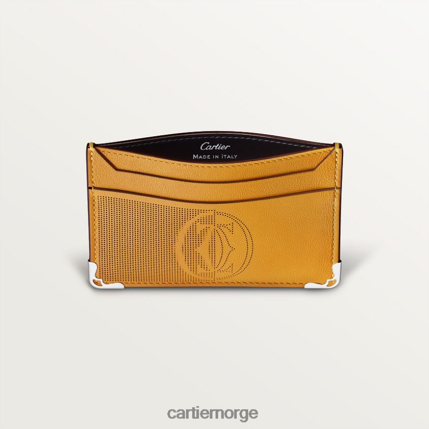 tilbehør Cartier dobbel kortholder stilig F4466N1062