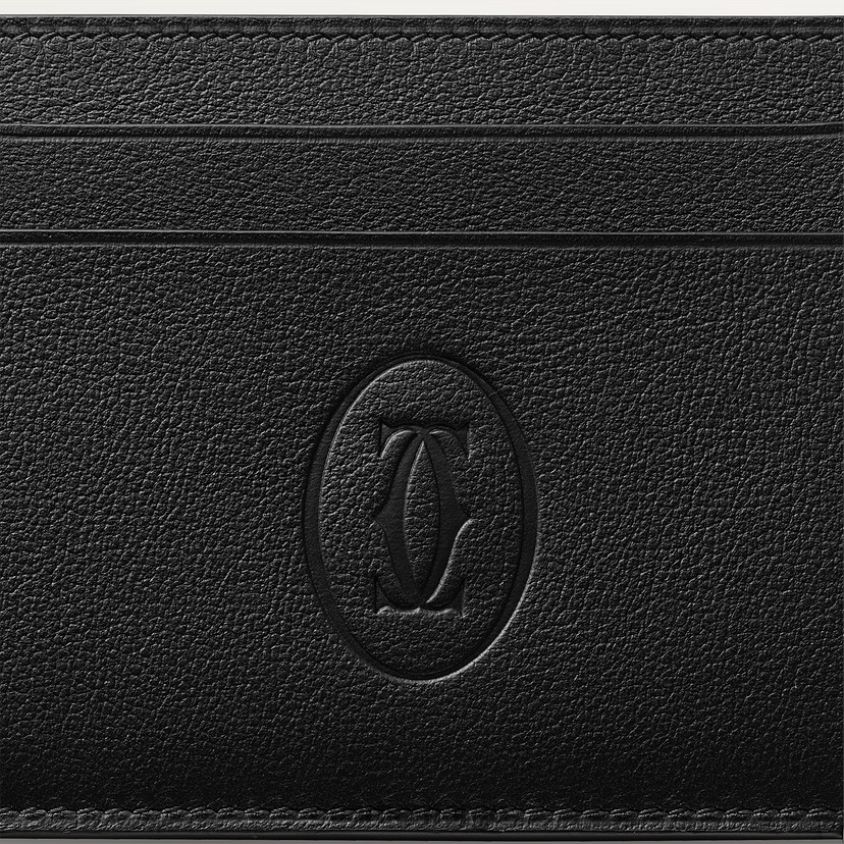tilbehør Cartier dobbel kortholder stilig F4466N1186