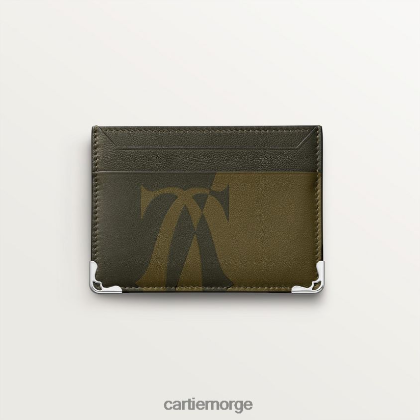 tilbehør Cartier dobbel kortholder stilig F4466N1287