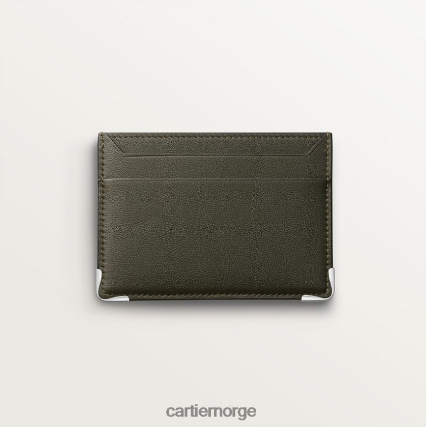 tilbehør Cartier dobbel kortholder stilig F4466N1287